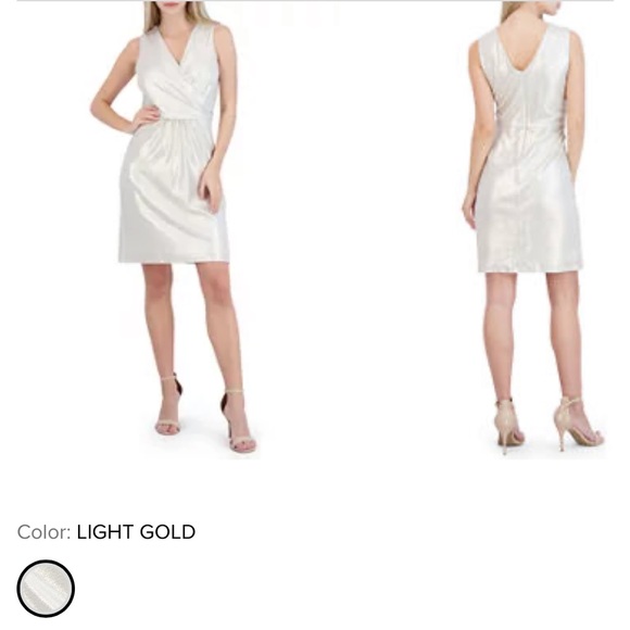 Donna Ricco Vneck Sheath Dress - Picture 2 of 8